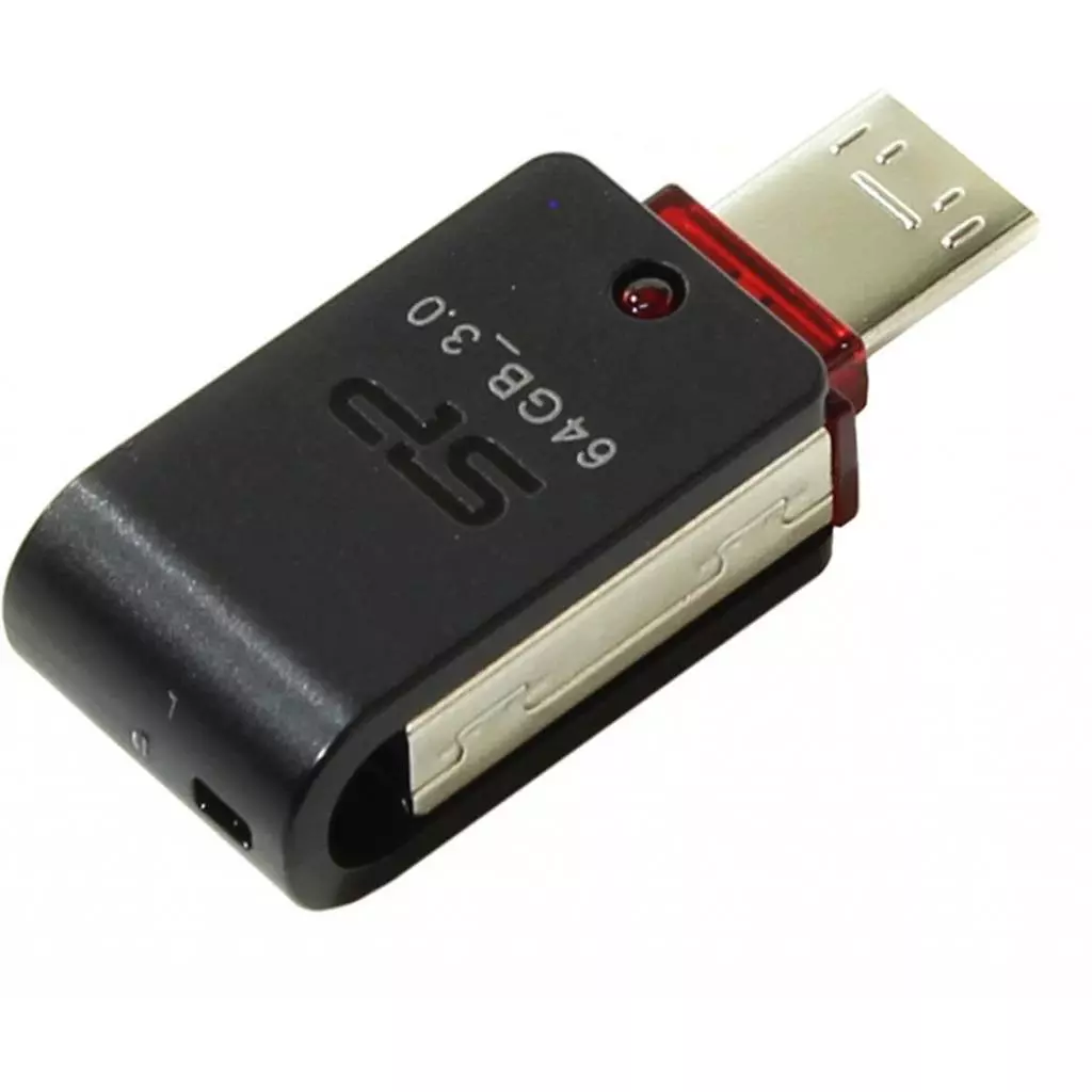 USB флеш накопитель Silicon Power 64GB Mobile X31 USB 3.0 OTG (SP064GBUF3X31V1K) - 7