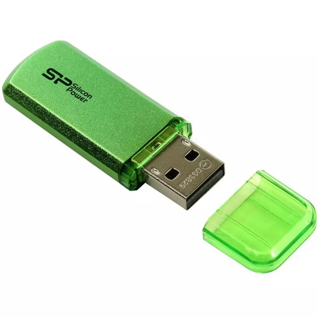 USB флеш накопитель Silicon Power 64GB Helios 101 Green USB 2.0 (SP064GBUF2101V1N) - 2 USB флеш накопитель Silicon Power 64GB Helios 101 Green USB 2.0 (SP064GBUF2101V1N) - 2