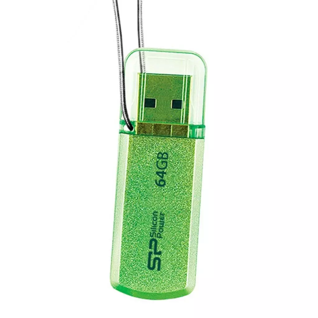 USB флеш накопитель Silicon Power 64GB Helios 101 Green USB 2.0 (SP064GBUF2101V1N) - 3 USB флеш накопитель Silicon Power 64GB Helios 101 Green USB 2.0 (SP064GBUF2101V1N) - 3