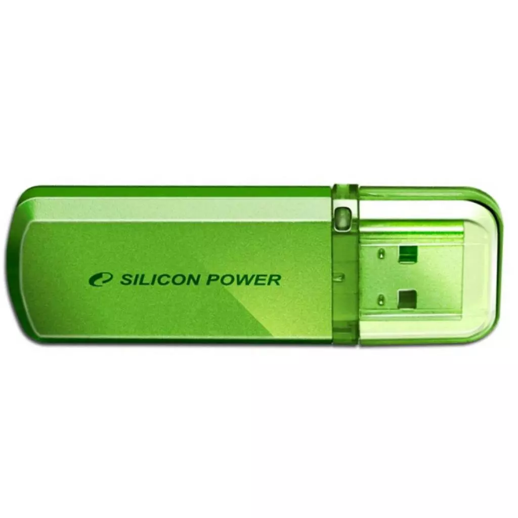 USB флеш накопитель Silicon Power 64GB Helios 101 Green USB 2.0 (SP064GBUF2101V1N)