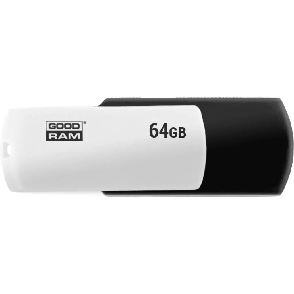 USB флеш накопитель Goodram 64GB UCO2 Colour Black&White USB 2.0 (UCO2-0640KWR11)