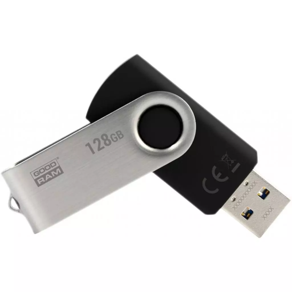 USB флеш накопитель Goodram 128GB UTS3 Twister Black USB 3.0 (UTS3-1280K0R11) - 1 USB флеш накопитель Goodram 128GB UTS3 Twister Black USB 3.0 (UTS3-1280K0R11) - 1