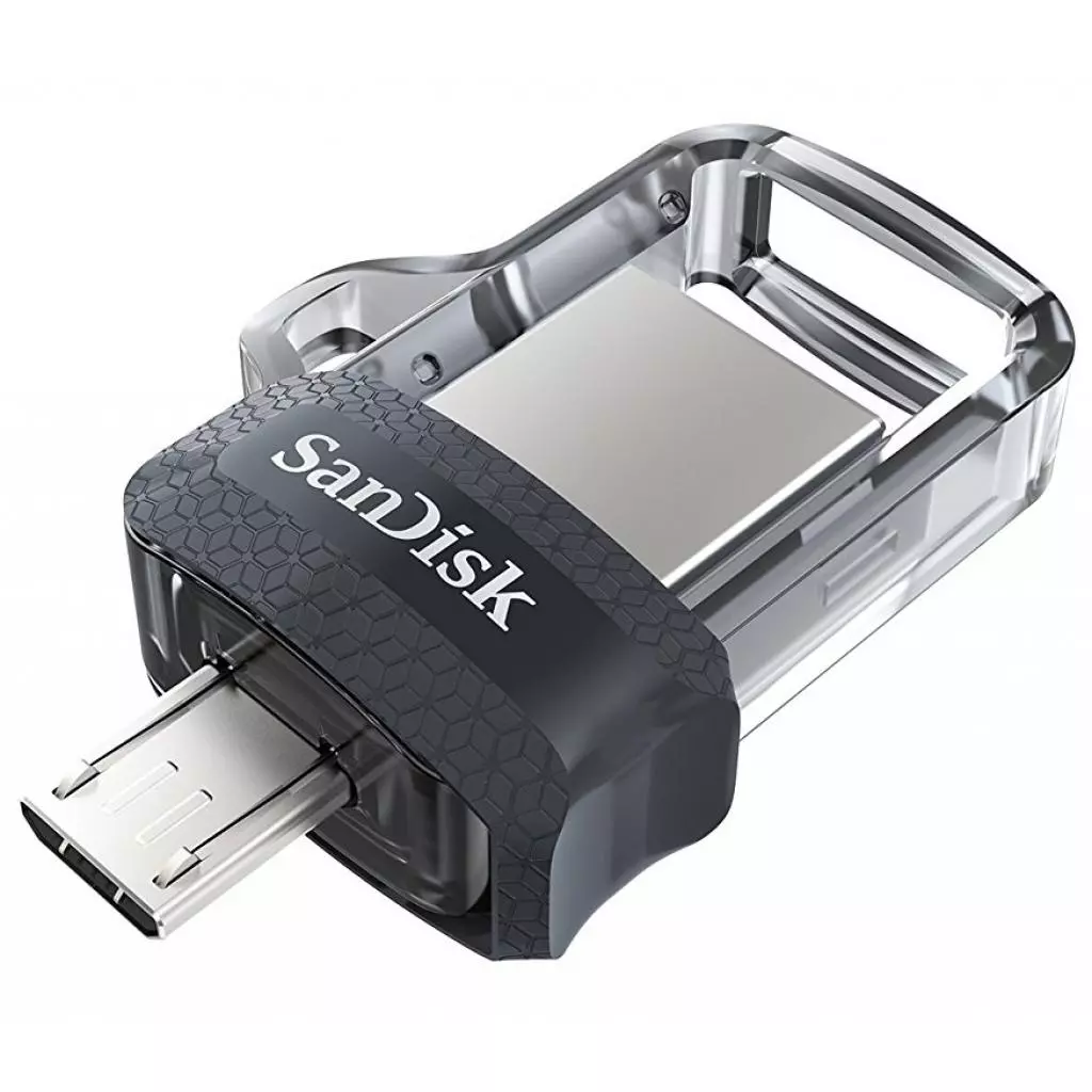 USB флеш накопитель SanDisk 64GB Ultra Dual Black USB 3.0 OTG (SDDD3-064G-G46) - 4 USB флеш накопитель SanDisk 64GB Ultra Dual Black USB 3.0 OTG (SDDD3-064G-G46) - 4