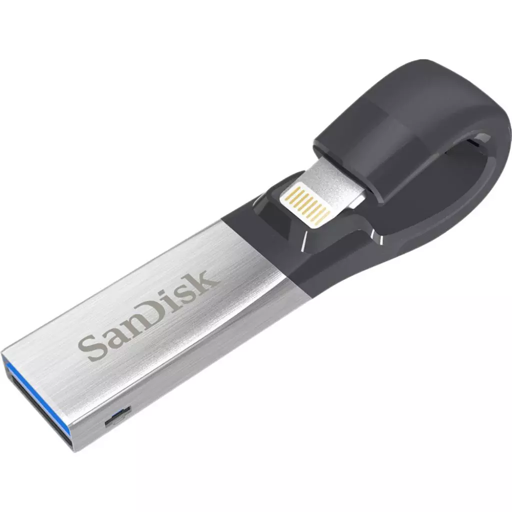 USB флеш накопитель SanDisk 32GB iXpand USB 3.0/Lightning (SDIX30C-032G-GN6NN) - 1