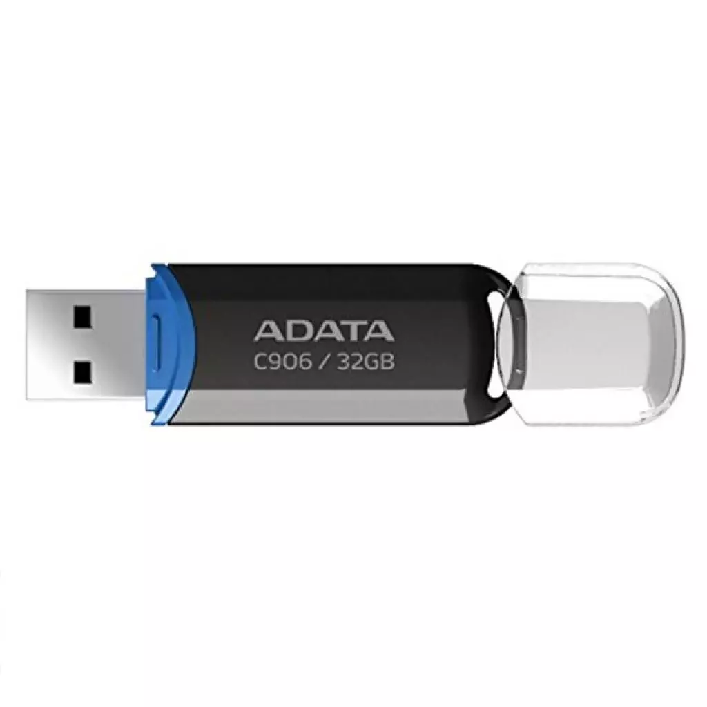 USB флеш накопитель ADATA 32GB C906 Black USB 2.0 (AC906-32G-RBK) - 3 USB флеш накопитель ADATA 32GB C906 Black USB 2.0 (AC906-32G-RBK) - 3