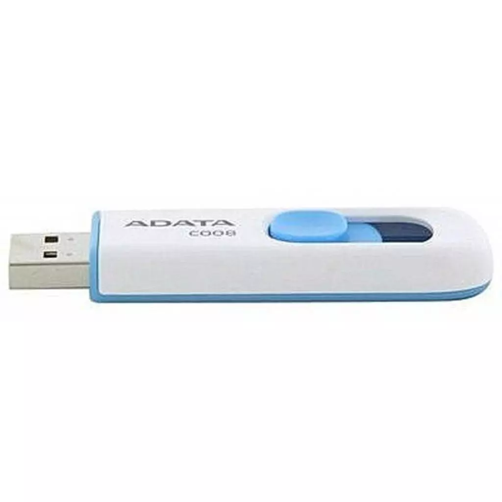 USB флеш накопитель ADATA 32GB C008 White USB 2.0 (AC008-32G-RWE) - 3