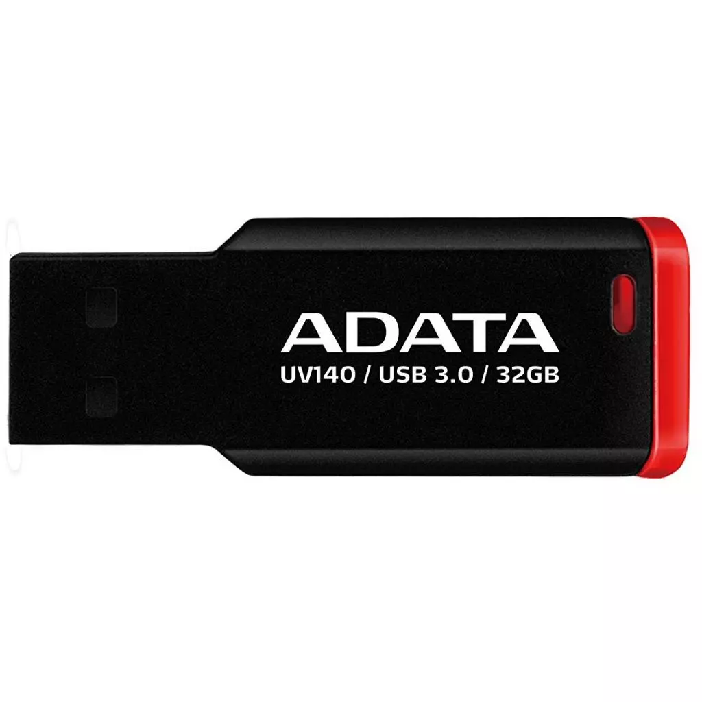 USB флеш накопитель ADATA 32GB UV140 Black+Red USB 3.0 (AUV140-32G-RKD)