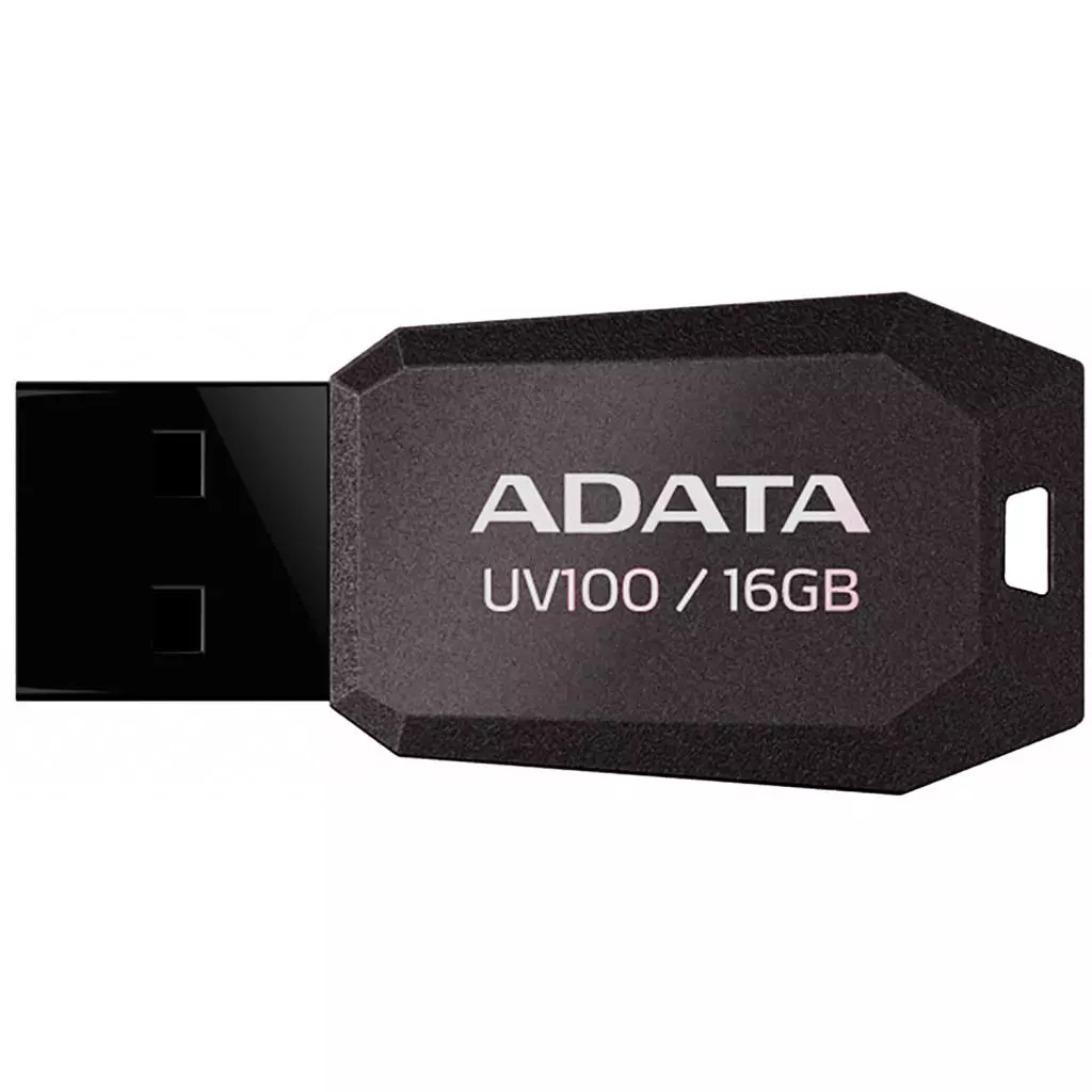 USB флеш накопитель ADATA 16GB DashDrive UV100 Black USB 2.0 (AUV100-16G-RBK)