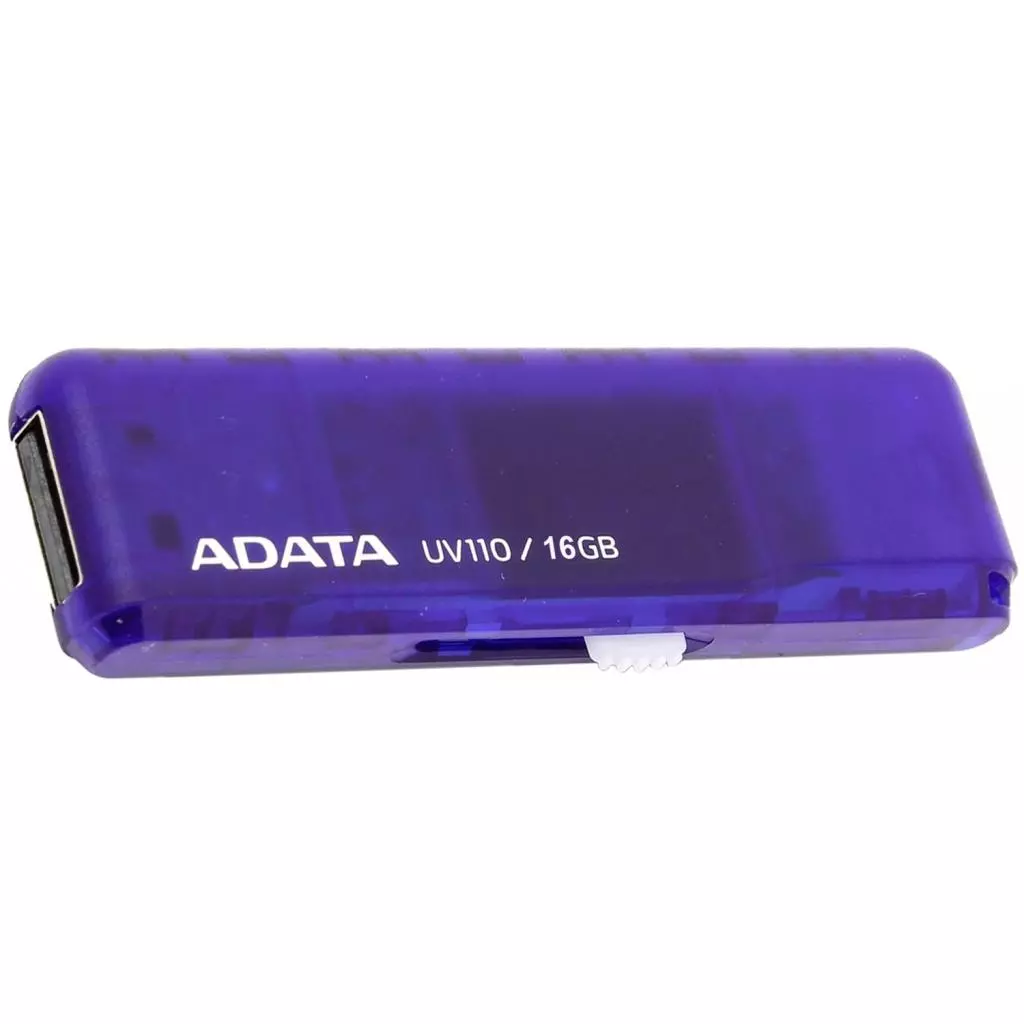 USB флеш накопитель ADATA 16GB UV110 Blue USB 2.0 (AUV110-16G-RBL) - 1 USB флеш накопитель ADATA 16GB UV110 Blue USB 2.0 (AUV110-16G-RBL) - 1