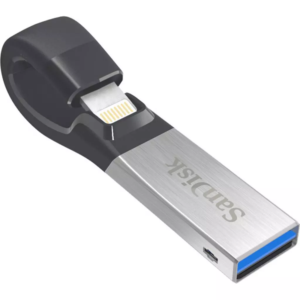 USB флеш накопитель SanDisk 256GB iXpand USB 3.0/Lightning Apple (SDIX30N-256G-GN6NE) - 2