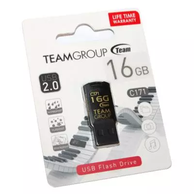 USB флеш накопитель Team 16GB C171 Black USB 2.0 (TC17116GB01) - 2 USB флеш накопитель Team 16GB C171 Black USB 2.0 (TC17116GB01) - 2