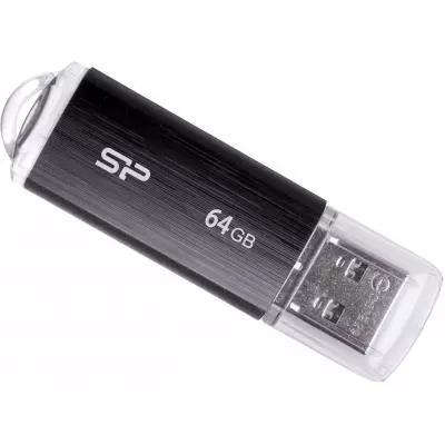 USB флеш накопитель Silicon Power 64GB Ultima U02 Black USB 2.0 (SP064GBUF2U02V1K) - 1 USB флеш накопитель Silicon Power 64GB Ultima U02 Black USB 2.0 (SP064GBUF2U02V1K) - 1