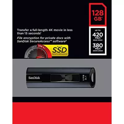USB флеш накопитель SanDisk 128GB Extreme Pro USB 3.1 (SDCZ880-128G-G46) - 5 USB флеш накопитель SanDisk 128GB Extreme Pro USB 3.1 (SDCZ880-128G-G46) - 5