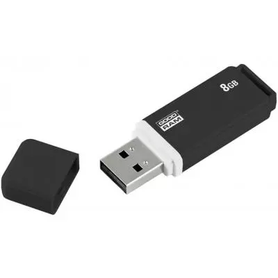 USB флеш накопитель Goodram 8GB UMO2 Graphite USB 2.0 (UMO2-0080E0R11) - 2