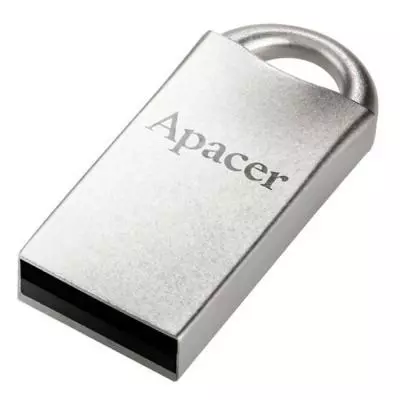USB флеш накопитель Apacer 32GB AH117 Silver USB 2.0 (AP32GAH117S-1) - 3