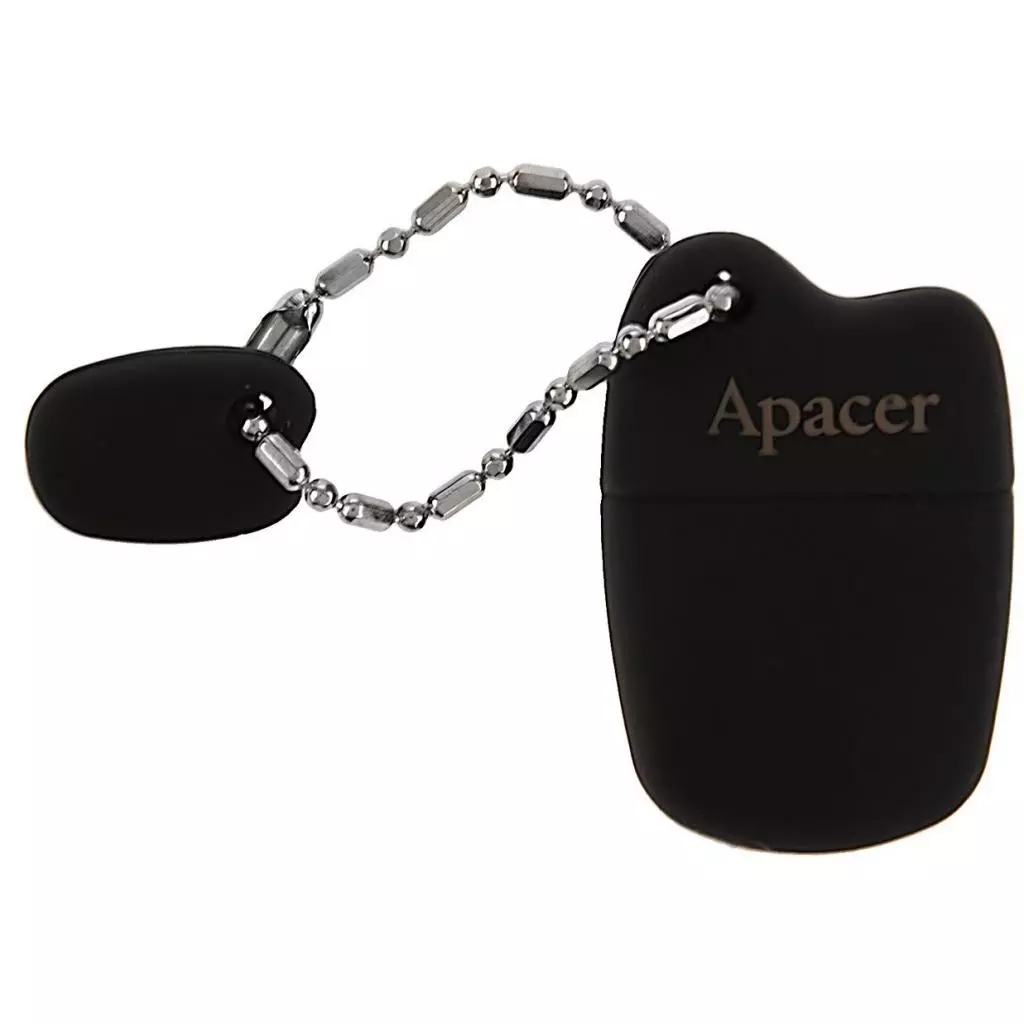 USB флеш накопитель Apacer 16GB AH118 Black USB 2.0 (AP16GAH118B-1) - 1