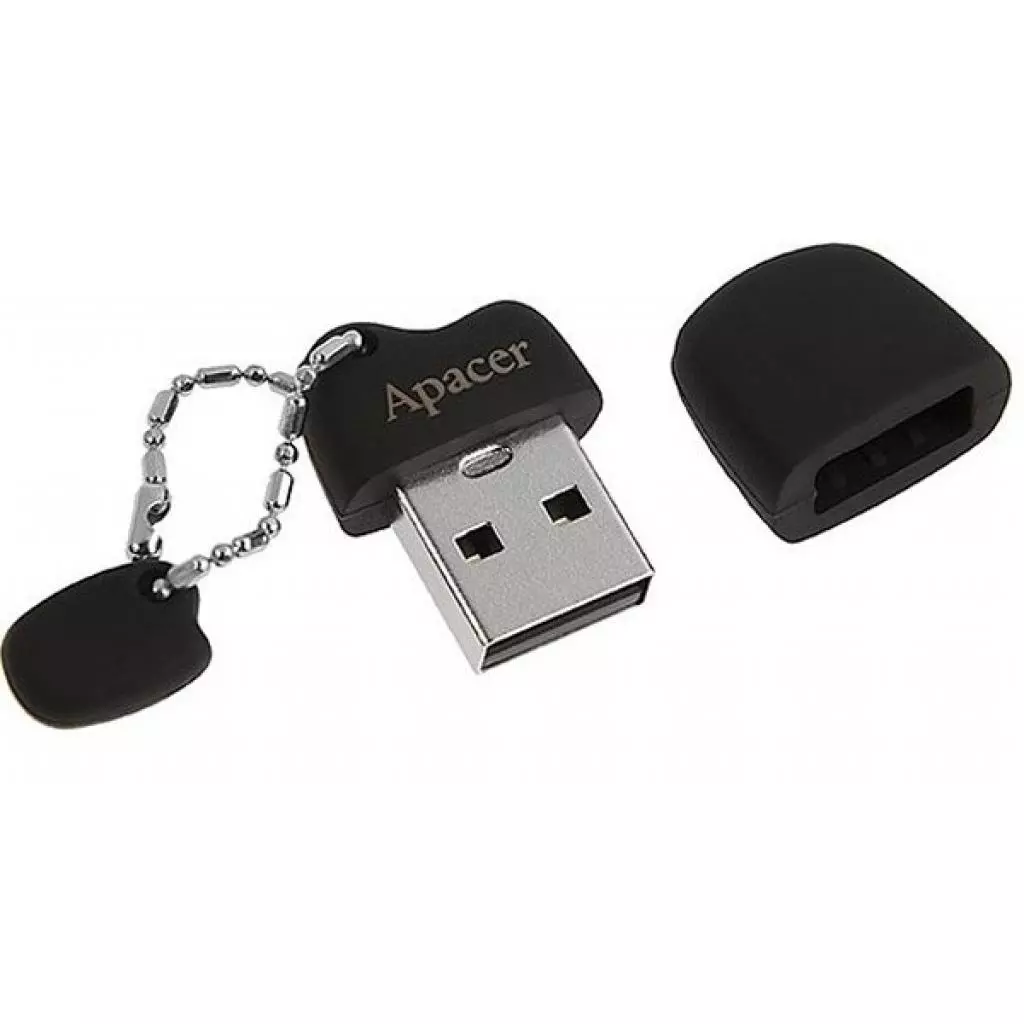 USB флеш накопитель Apacer 16GB AH118 Black USB 2.0 (AP16GAH118B-1) - 4