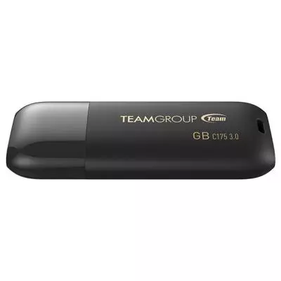 USB флеш накопитель Team 64GB C175 Pearl Black USB 3.1 (TC175364GB01) - 1