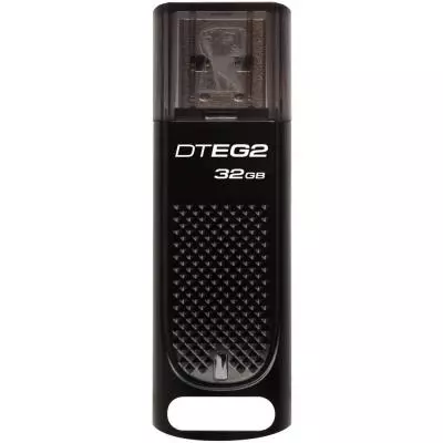 USB флеш накопитель Kingston 32GB DataTraveler Elite G2 Metal Black USB 3.1 (DTEG2/32GB)