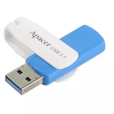 USB флеш накопитель Apacer 64GB AH357 Blue USB 3.1 (AP64GAH357U-1) - 3 USB флеш накопитель Apacer 64GB AH357 Blue USB 3.1 (AP64GAH357U-1) - 3