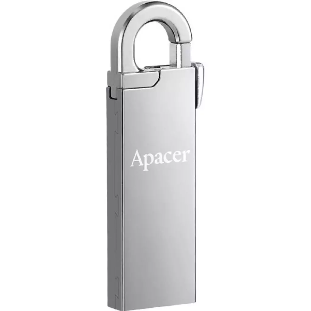 USB флеш накопитель Apacer 16GB AH13A Silver USB 2.0 (AP16GAH13AS-1) - 1