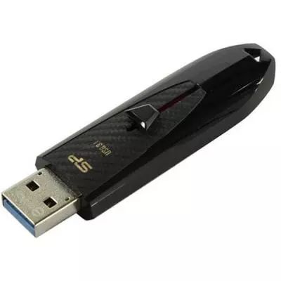 USB флеш накопитель Silicon Power 16GB Blaze B25 Black USB 3.1 (SP016GBUF3B25V1K) - 2