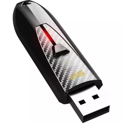 USB флеш накопитель Silicon Power 16GB Blaze B25 Black USB 3.1 (SP016GBUF3B25V1K) - 3