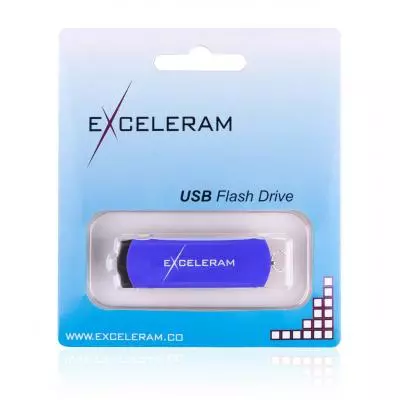 USB флеш накопитель eXceleram 16GB P2 Series Blue/Black USB 3.1 Gen 1 (EXP2U3BLB16) - 7