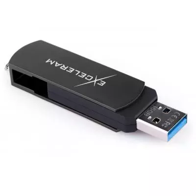 USB флеш накопитель eXceleram 16GB P2 Series Black/Black USB 3.1 Gen 1 (EXP2U3BB16) - 4