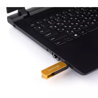 USB флеш накопитель eXceleram 32GB P2 Series Gold/Black USB 3.1 Gen 1 (EXP2U3GOB32) - 6