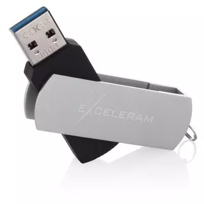 USB флеш накопитель eXceleram 32GB P2 Series Silver/Black USB 3.1 Gen 1 (EXP2U3SIB32) - 2