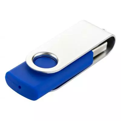 USB флеш накопитель eXceleram 16GB P1 Series Silver/Blue USB 2.0 (EXP1U2SIBL16) - 5