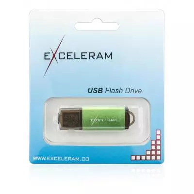 USB флеш накопитель eXceleram 8GB A3 Series Green USB 2.0 (EXA3U2GR08) - 7
