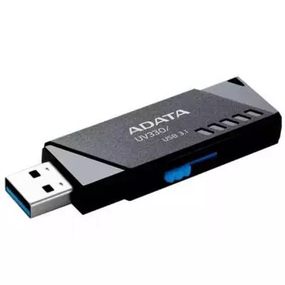 USB флеш накопитель ADATA 32GB UV330 Black USB 3.1 (AUV330-32G-RBK) - 1