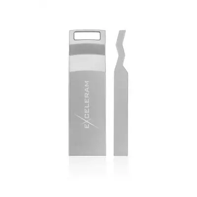 USB флеш накопитель eXceleram 16GB U2 Series Silver USB 2.0 (EXP2U2U2S16) - 3
