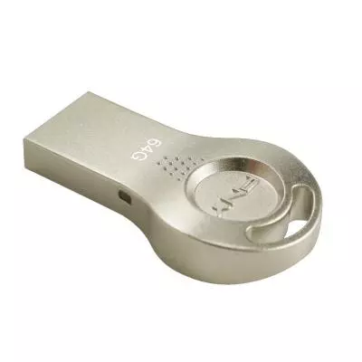 USB флеш накопитель PNY flash 64GB Attache i Durable Metal Silver USB 2.0 (FDI64GATTI-EF) - 1