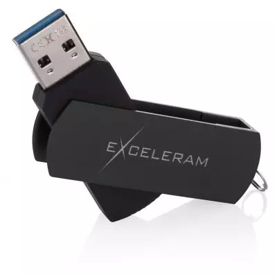 USB флеш накопитель eXceleram 64GB P2 Series Black/Black USB 3.1 Gen 1 (EXP2U3BB64) - 2