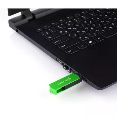 USB флеш накопитель eXceleram 16GB P2 Series Green/Black USB 2.0 (EXP2U2GRB16) - 6 USB флеш накопитель eXceleram 16GB P2 Series Green/Black USB 2.0 (EXP2U2GRB16) - 6