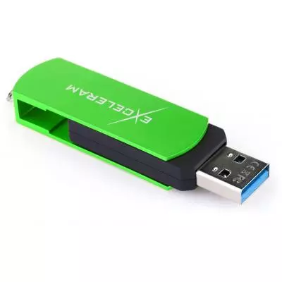 USB флеш накопитель eXceleram 32GB P2 Series Green/Black USB 3.1 Gen 1 (EXP2U3GRB32) - 4 USB флеш накопитель eXceleram 32GB P2 Series Green/Black USB 3.1 Gen 1 (EXP2U3GRB32) - 4