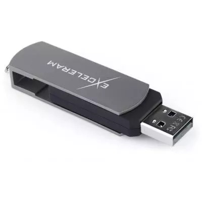 USB флеш накопитель eXceleram 8GB P2 Series Gray/Black USB 2.0 (EXP2U2GB08) - 4 USB флеш накопитель eXceleram 8GB P2 Series Gray/Black USB 2.0 (EXP2U2GB08) - 4