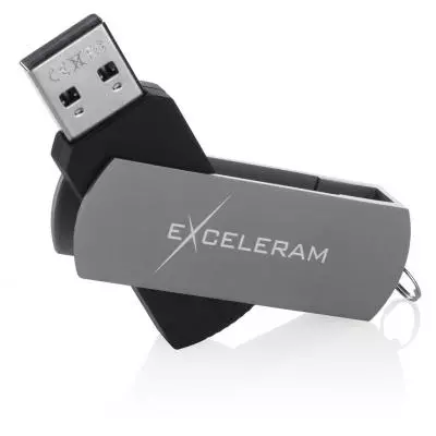 USB флеш накопитель eXceleram 32GB P2 Series Gray/Black USB 2.0 (EXP2U2GB32) - 2 USB флеш накопитель eXceleram 32GB P2 Series Gray/Black USB 2.0 (EXP2U2GB32) - 2