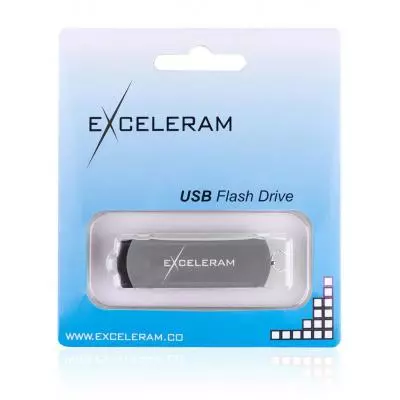 USB флеш накопитель eXceleram 32GB P2 Series Gray/Black USB 2.0 (EXP2U2GB32) - 7 USB флеш накопитель eXceleram 32GB P2 Series Gray/Black USB 2.0 (EXP2U2GB32) - 7