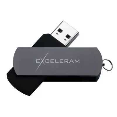 USB флеш накопитель eXceleram 32GB P2 Series Gray/Black USB 2.0 (EXP2U2GB32)