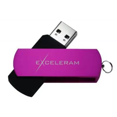 USB флеш накопитель eXceleram 16GB P2 Series Rose/Black USB 2.0 (EXP2U2ROB16)