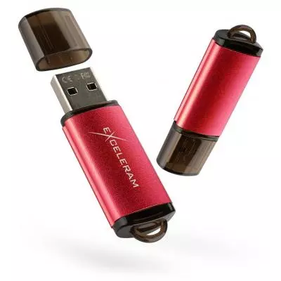 USB флеш накопитель eXceleram 32GB A3 Series Red USB 2.0 (EXA3U2RE32)