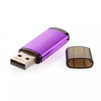 USB флеш накопитель eXceleram 32GB A3 Series Purple USB 2.0 (EXA3U2PU32) - 4 USB флеш накопитель eXceleram 32GB A3 Series Purple USB 2.0 (EXA3U2PU32) - 4