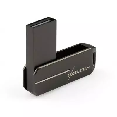 USB флеш накопитель eXceleram 16GB U3 Series Dark USB 2.0 (EXP2U2U3D16) - 1 USB флеш накопитель eXceleram 16GB U3 Series Dark USB 2.0 (EXP2U2U3D16) - 1