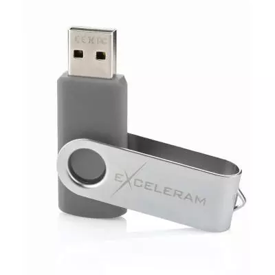 USB флеш накопитель eXceleram 32GB P1 Series Silver/Gray USB 2.0 (EXP1U2SIG32) - 2 USB флеш накопитель eXceleram 32GB P1 Series Silver/Gray USB 2.0 (EXP1U2SIG32) - 2