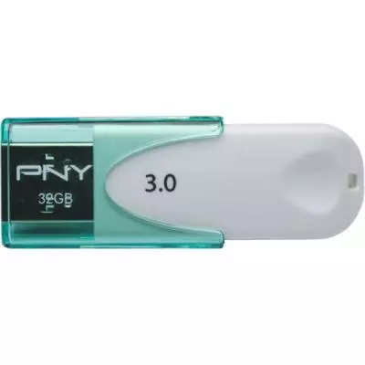 USB флеш накопитель PNY flash 32GB Attache4 Green USB 3.0 (FD32GATT430-EF)