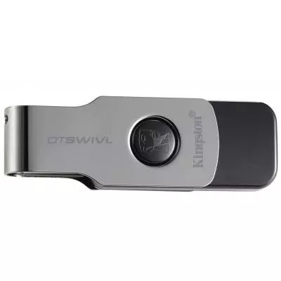 USB флеш накопитель Kingston 64GB DT SWIVL Metal USB 3.0 (DTSWIVL/64GB)